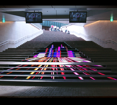 TBS Stairs - "engaging public art" 